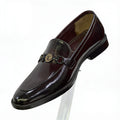 Men’s Handcrafted Leather Bit Loafers - Deep Burgundy
